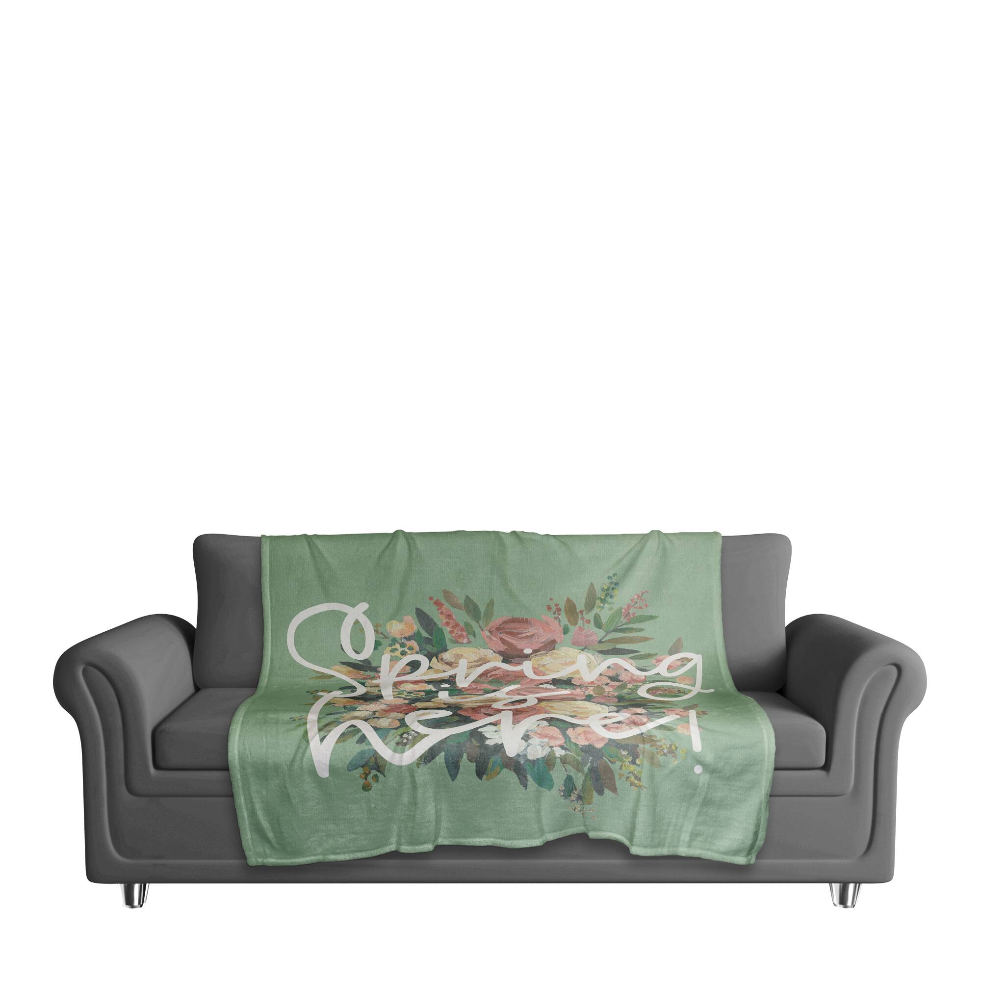 Spring is Here Fleece Blanket
